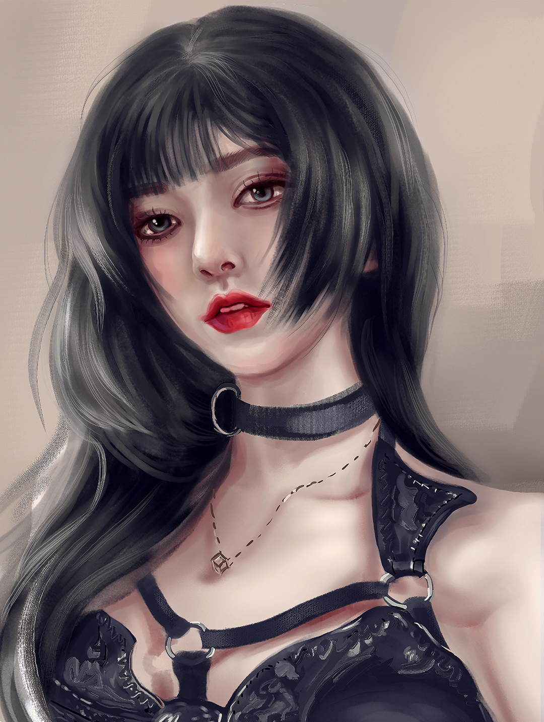 公主切女生头像插画图片壁纸
